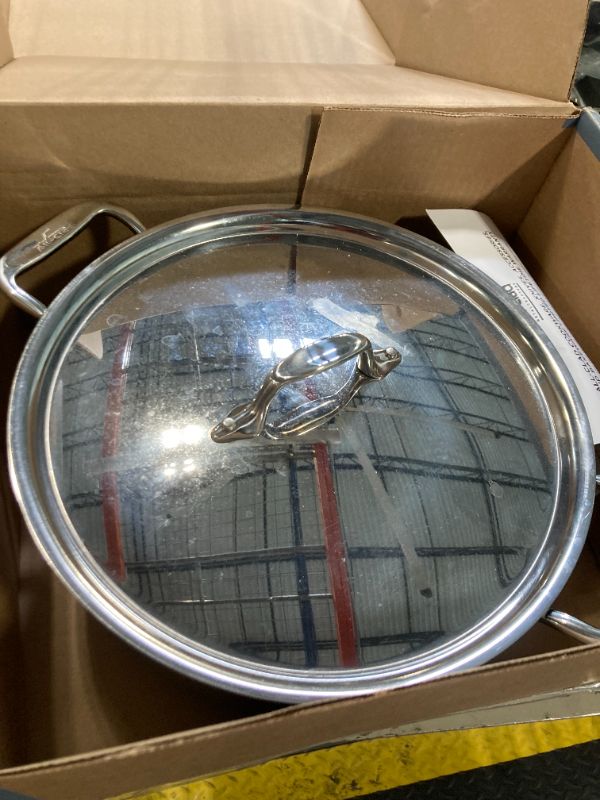 Photo 1 of ****CORRECT ITEM****All-Clad D3 3-Ply Stainless Steel Stockpot 6 Quart Induction Oven Broiler Safe 600F Pots and Pans, Cookware Silver