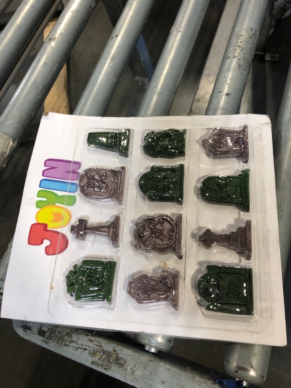 Photo 1 of ***MISSING THREE***
JOYIN 12 Packs Halloween Miniature Tombstones Decorations Outdoor, RIP Graveyard Tombstones for Halloween Yard Outdoor Indoor Decorations