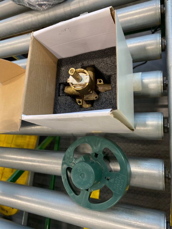 Photo 1 of **MISSING PARTS**
2520 Shower Valve, Brass Pressure Balancing Shower Valves Replacement for Moen 2520-1/2-Inch CC Connection, for Moen Trim Kit, 4-Port Design with 1222 Cartridge Included