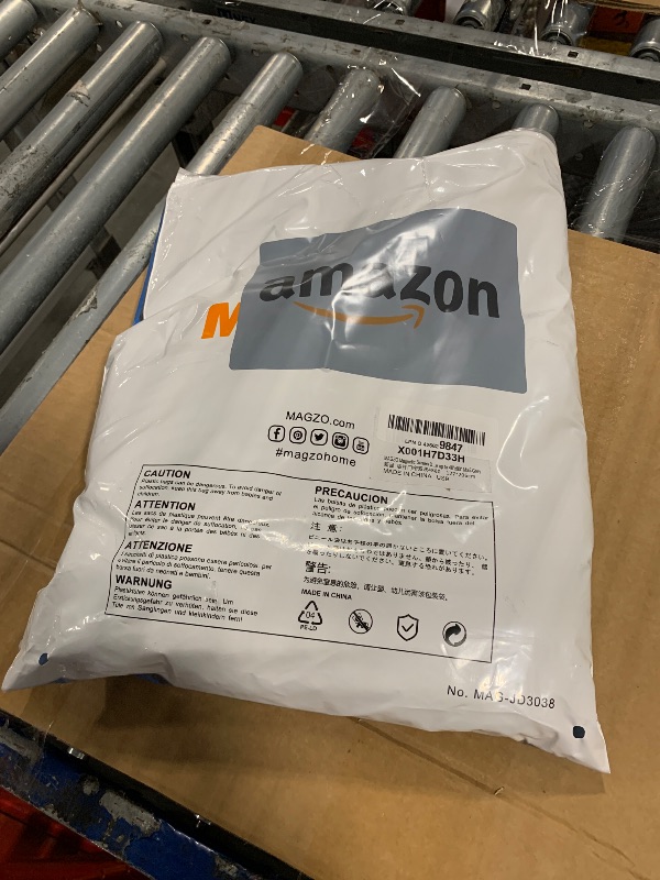 Photo 1 of *CHECK CLERK NOTES* MAGZO Magnetic Screen Door, Fits Door Size 48 x 80 Inches, Actual Screen Size 50 x 81 Inches Reinforced Fiberglass Mesh Curtain for Front and Entry Entrance Mesh with Full Frame Hook & Loop, Gray