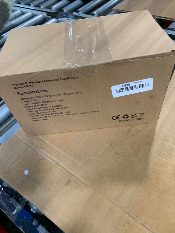 Photo 1 of ** MISSING SOLUTION** Fog Machine, Automatic Smoke Machine with Wireless Remote Control, Portable Capacity Stage Smoke Machine Fog for Parties, Halloween Wedding, 3 Modes Continuous Spray