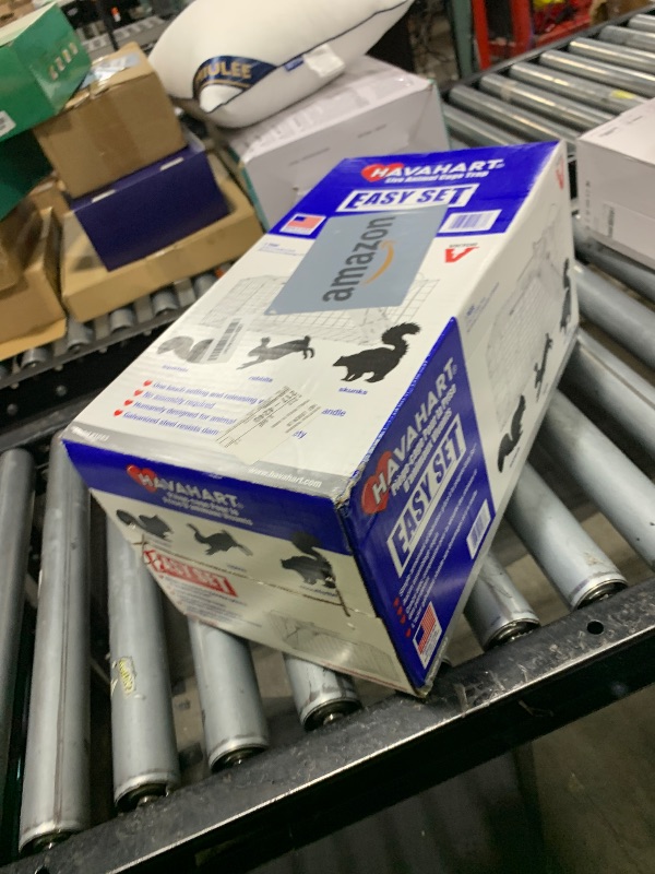 Photo 1 of Havahart 1083 Catch and Release Small 1-Door Easy Set Humane Live Animal Trap for Squirrels, Rabbits, Skunks, and Other Small Animals