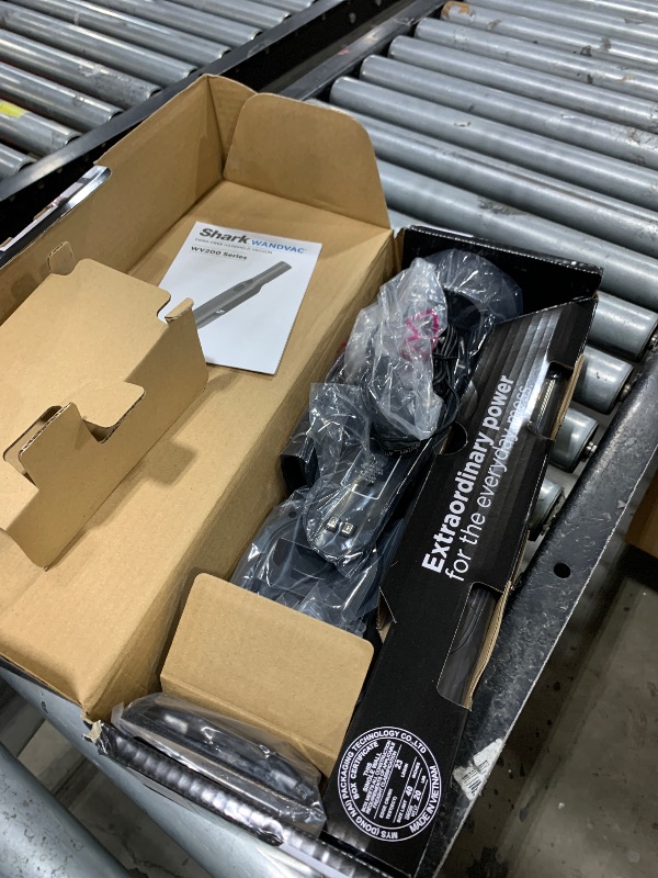 Photo 1 of Shark WV201 WANDVAC Handheld Vacuum, Lightweight at 1.4 Pounds with Powerful Suction, Charging Dock, Single Touch Empty and Detachable Dust Cup,Graphite, Slate