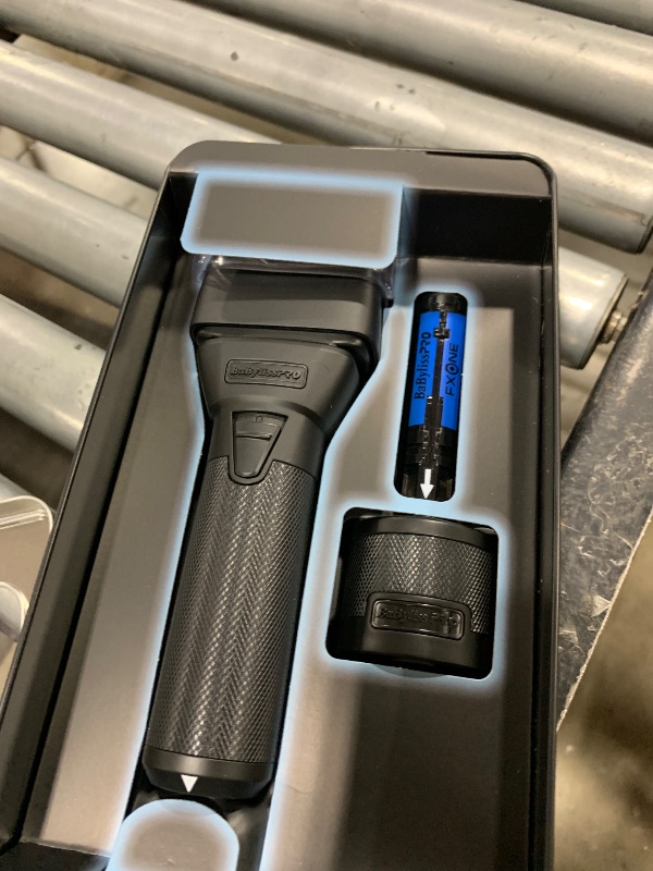 Photo 1 of BaBylissPRO FXONE BLACKFX All Metal Double Foil Shaver