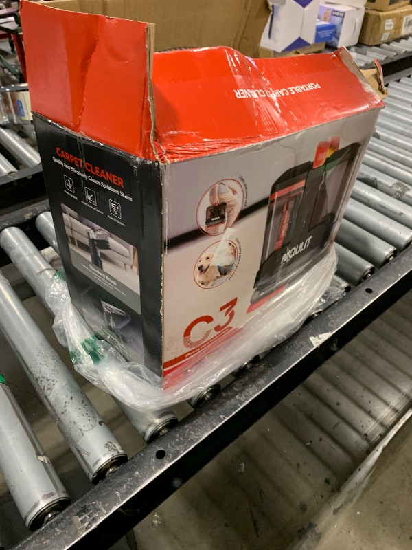 Photo 1 of Portable Spot Cleaner Machine for Carpet and Upholstery, 15Kpa Powerful Suction for Pet Stain, Couche & Car, with Dual BrushHeads & Self-Cleaning System, Spot Cleaner for Area Rug, Stair and Furniture