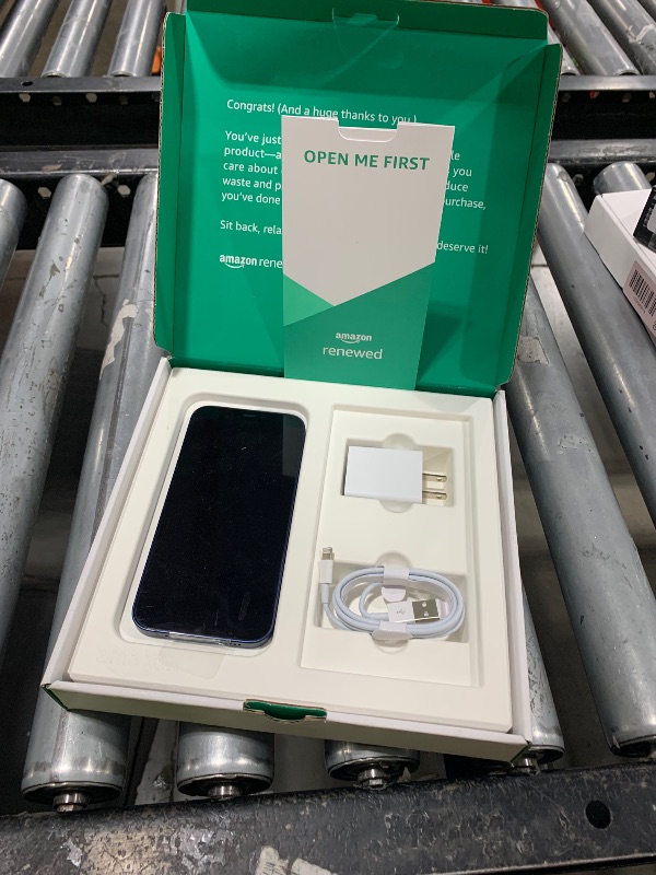 Photo 1 of Apple iPhone 12, 64GB, Blue - Unlocked (Renewed Premium)