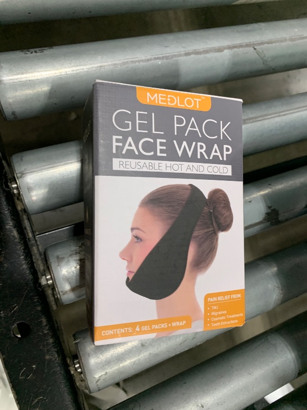 Photo 1 of LotFancy Wisdom Teeth Ice Pack Head Wrap, Face Ice Pack for TMJ Jaw Toothache Pain Relief, with 4 Reusable Hot Cold Therapy Gel Packs, for Chin, Oral and Facial Surgery, for Teens, Average Adults