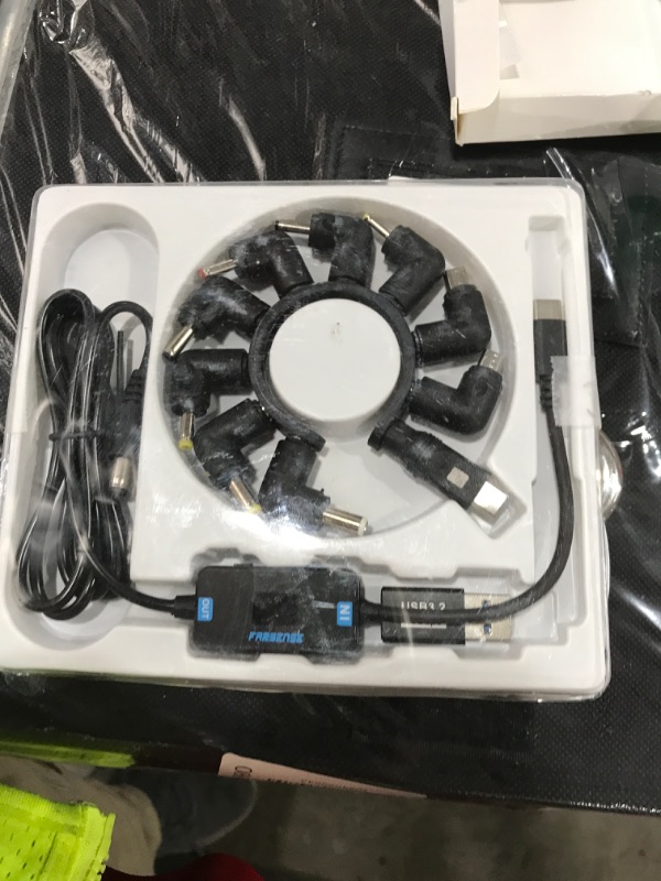 Photo 1 of FARSENSE USB C to DC Adapter,Barrel PD Trigger Cable(3.3ft) with 10 Connector Tips,USB to DC Power Cable can Switch Voltage by Pressing The Key,Support LED Display Voltage