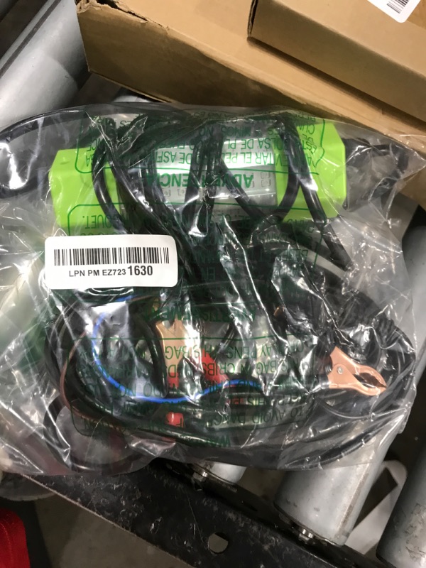 Photo 1 of 130W DC 12V IP68 Waterproof Aluminum Glowing Boat Fish Attractants Lure Green Submersible Fishing Lights LED Underwater for at Night Snook Crappie with Battery Clips Cigarette Charger Plug