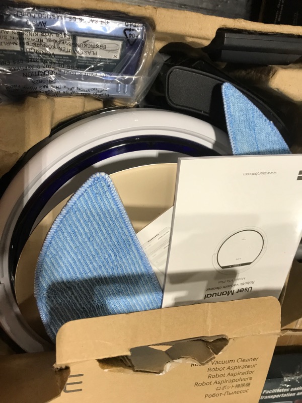 Photo 1 of ILIFE V5s Plus Robot Vacuum and Mop Combo with Wi-Fi/App/Alexa, Automatic Self-Charging Robotic Vacuum Cleaner, Slim and Quiet, Cleans Hard Floors Carpets and Pet Hair (V5s Pro Upgrade Version)