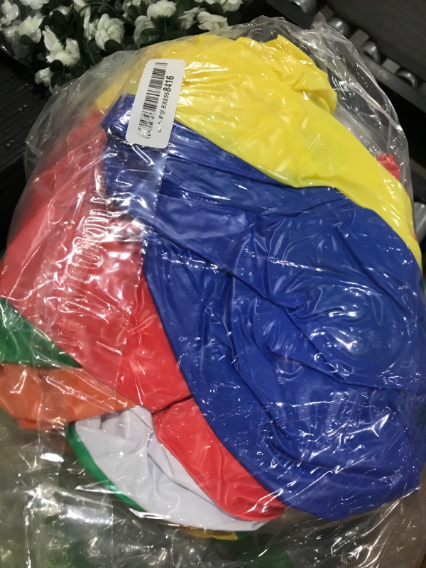 Photo 1 of Ceenna 4 Pcs Giant Beach Balls 59 Inch/ 5 ft Large Beach Ball Toys 12 Inch 8 Inch 5 Inch Inflatable Rainbow Beach Balls Bulk Swimming Pool Party for Summer Adults Pool Games, 4 Sizes