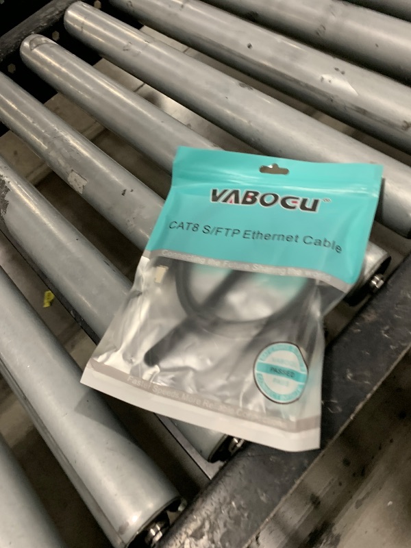Photo 1 of Vabogu Cat 8 Ethernet Cable, 3ft Heavy Duty High Speed Internet Network Cable, 26AWG, 2000Mhz 40Gbps with Gold Plated RJ45 Connectors, Shielded for Indoor & Outdoor Use