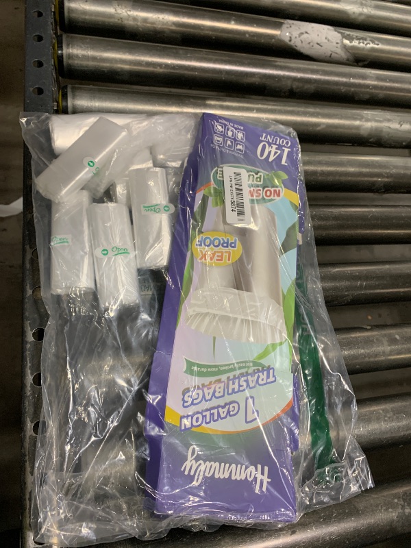 Photo 1 of 1 Gallon 140 pcs (0.8-1 Gal) Small Clear Trash Bags, Strong 0.8 Gallon 1 Gallon 1.2 Gallon Garbage Bags