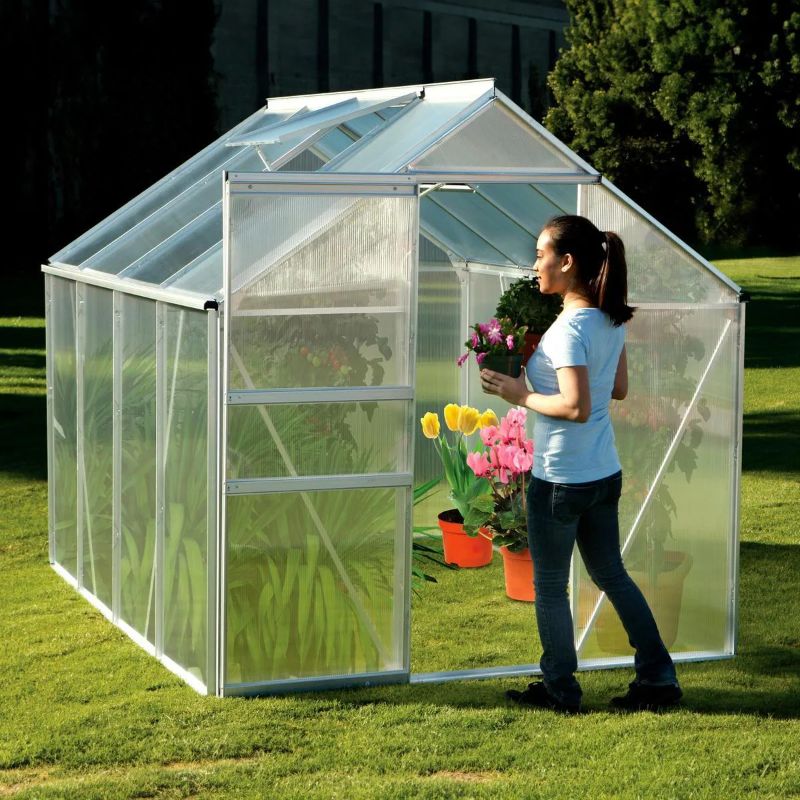 Photo 1 of (INCOMPLETE SET) ONE STOP GARDENS 6 ft. x 8 ft. Greenhouse
 