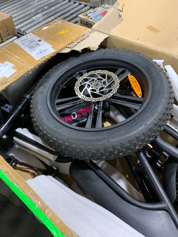 Photo 1 of Windone E2 Electric Bike for Adults, Full Suspension, 48V13Ah Removable Battery, Up to 28MPH & 46.6 Miles (PAS), 750W Ebike with All-Terrain 4.0" Fat Tires, Cruise Control, UL Certified, Moped E-Bike