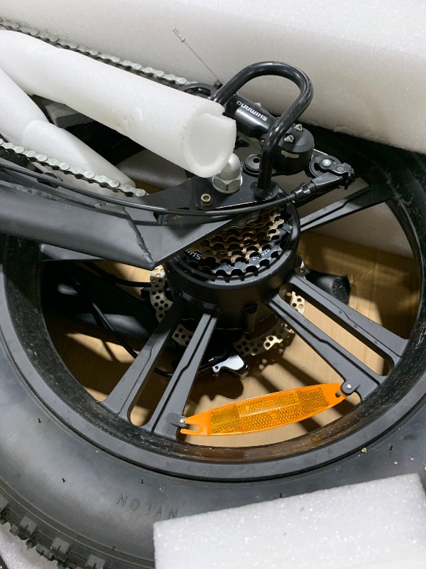 Photo 1 of Windone E2 Electric Bike for Adults, Full Suspension, 48V13Ah Removable Battery, Up to 28MPH & 46.6 Miles (PAS), 750W Ebike with All-Terrain 4.0" Fat Tires, Cruise Control, UL Certified, Moped E-Bike