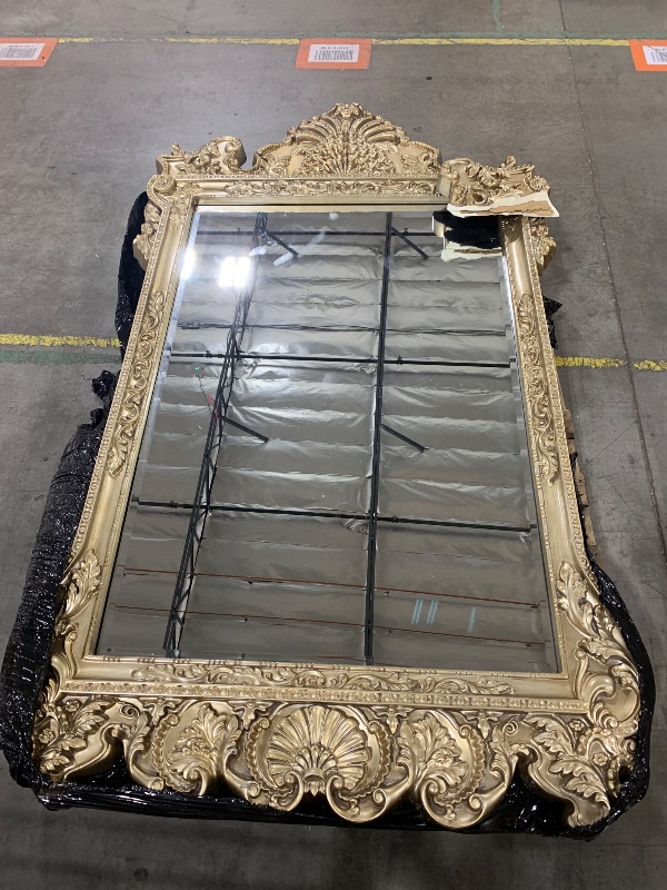 Photo 1 of Ornate 8'10 x 3'6 ft. tall framed mirror
