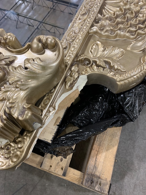 Photo 1 of Ornate 8'10 x 3'6 ft. tall framed mirror
