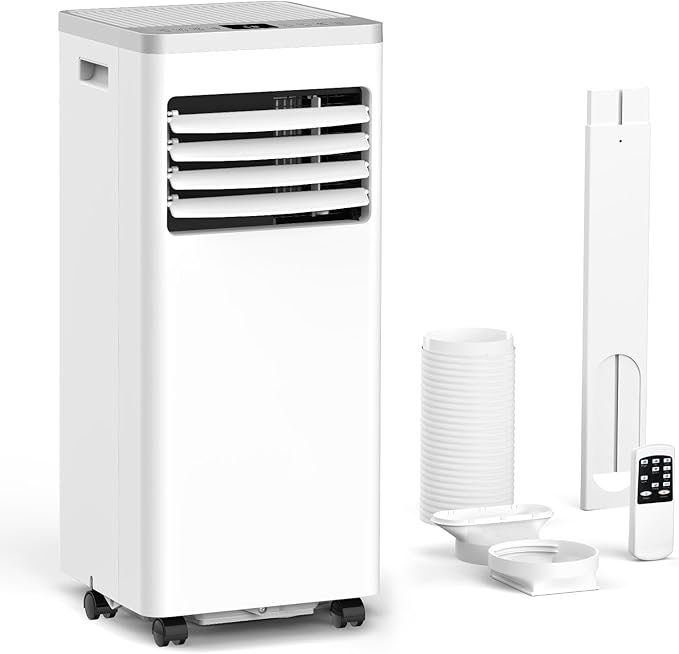 Photo 1 of ZAFRO 8,000 BTU Portable Air Conditioners Cools up to 350 Sq.ft, Portable AC Built-in Cool, Dehumidifier, Fan Modes