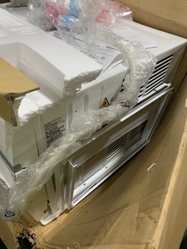 Photo 1 of LG LW1424RD, 14000 BTU, White 14,000 Window Air Conditioner, 115V, 700 Sq.Ft. (25' x 28' Room Size), Quiet Operation, Electronic Control with Remote, 3 Cooling & Fan Speeds, Auto Restart