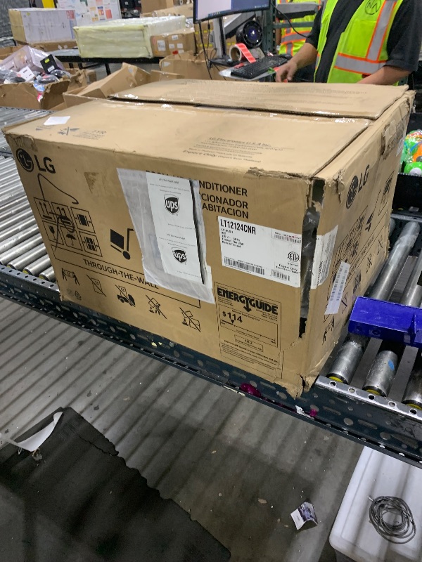 Photo 1 of LG 14,000 BTU Through the Wall Air Conditioner, 230/208V, Cools 700 Sq.Ft. for Bedroom, Living Room, Apartment, Electronic Control with Remote, White