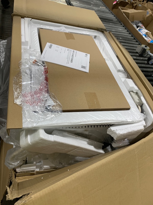 Photo 1 of LG 14,000 BTU Through the Wall Air Conditioner, 230/208V, Cools 700 Sq.Ft. for Bedroom, Living Room, Apartment, Electronic Control with Remote, White