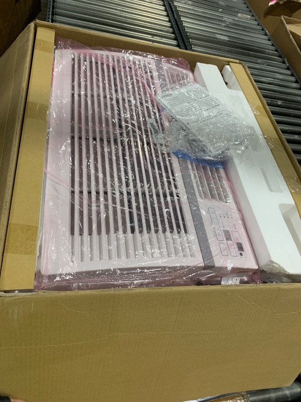 Photo 1 of LG LW1424RD, 14000 BTU, White 14,000 Window Air Conditioner, 115V, 700 Sq.Ft. (25' x 28' Room Size), Quiet Operation, Electronic Control with Remote, 3 Cooling & Fan Speeds, Auto Restart