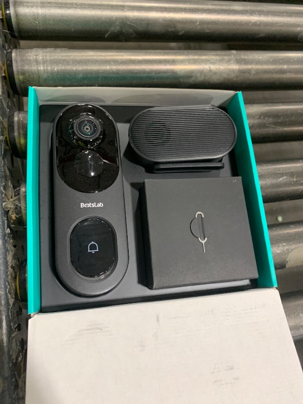 Photo 1 of BOTSLAB Doorbell Camera Wireless, 5MP Video Doorbell with Homebase, 180°Panoramic View, No Monthly Fee, 2.4 GHz WiFi, AI Motion Detection, VR Mode, Battery or Wired Powered