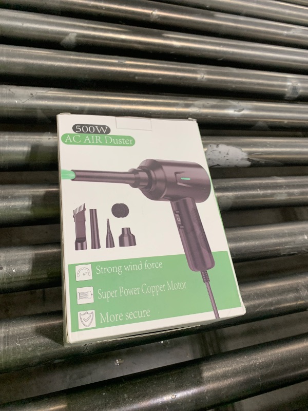 Photo 1 of Meudeen Air Duster - Electric Air Blower - 5.74oz High Power Cleaning for Computer - PC - 2 Gear Compressed Air