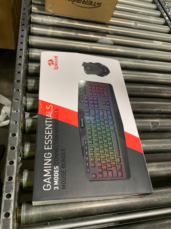 Photo 1 of Redragon S101M-KS Gaming Keyboard and Mouse Wireless with Tri-Mode, RGB Keyboard and 4800 DPI Gaming Mouse, 10 Independent Multimedia Keys for Wins, PC, Computer, Wireless S101 Ideal for Gamer