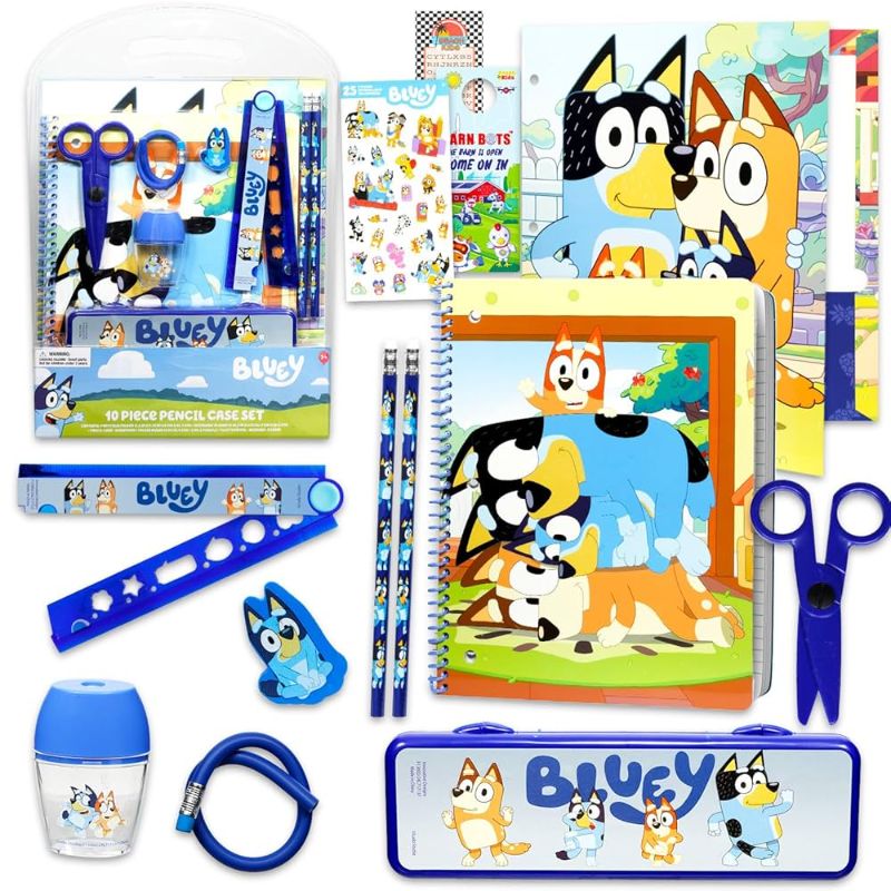 Photo 1 of  Bundle of Classroom Folder, Notebook, Pencils, Stickers, More 