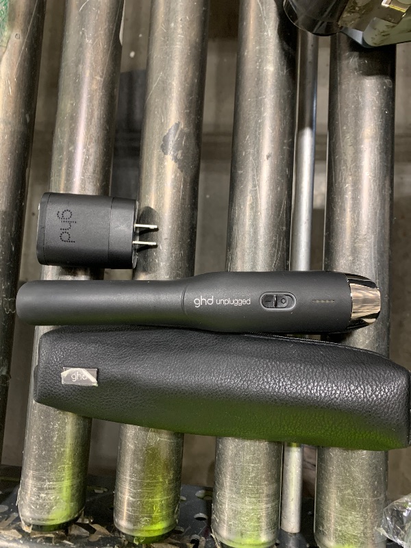Photo 1 of ghd Unplugged Styler ? 1" Cordless Flat Iron Hair Straightener, Professional Travel Straightening Iron with Heat-Resistant Case, USB-C Charging for 20-Minutes of Use ? Black