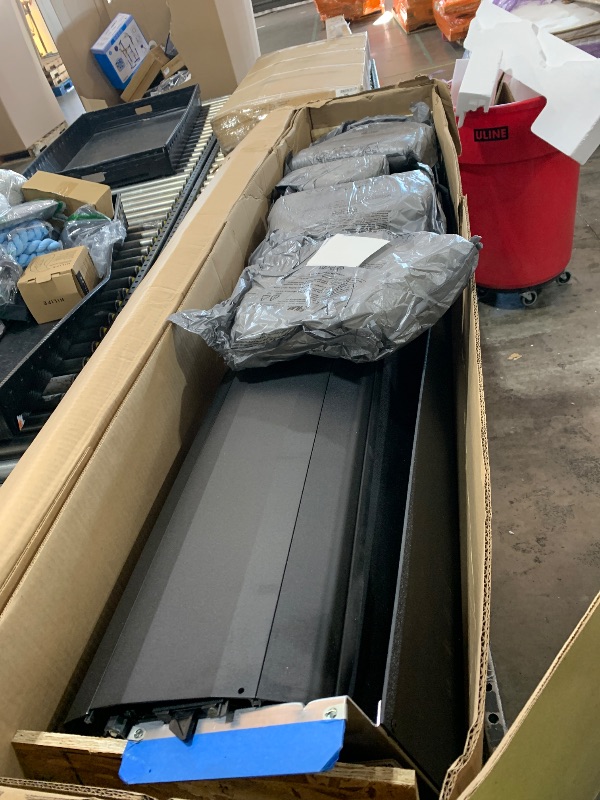 Photo 1 of Rough Country Retractable Tonneau Cover for Ram 1500/1500 TRX (2019–2025) Crew Cab – Fits 5'7" (67.4") Bed, Tool-Free Install, Weather-Resistant, Full-Bed Access
