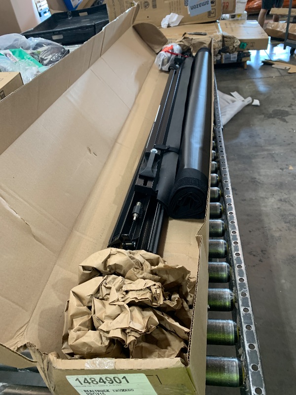 Photo 1 of RealTruck TruXedo Pro X15 Soft Roll Up Truck Bed Tonneau Cover | 1484901 | Fits 2019 - 2024 Dodge Ram 1500 w/RamBox, w/ or w/out Multi-Function (Split) Tailgate 5' 7" Bed (67.4")