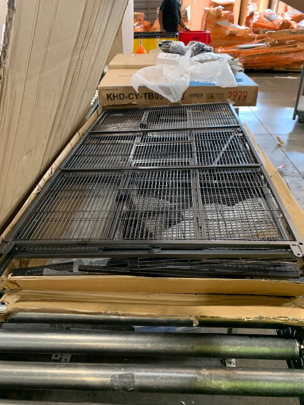 Photo 1 of VEVOR 69" Rolling Metal Ferret Cage, Large 4-Tier Critter Nation Cage, Small Animal Cage with Ramps & Tray, Easy to Set up for Pet Mice, Hamster, Guinea Pig, Chinchilla, Squirrel, Hedgehogs, Bunny
