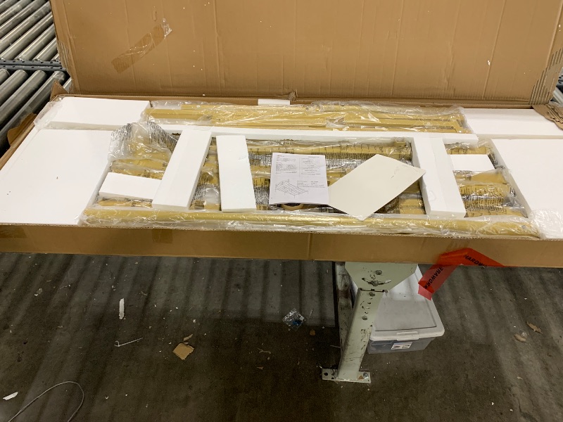 Photo 1 of Gold colored bed frame Queen size