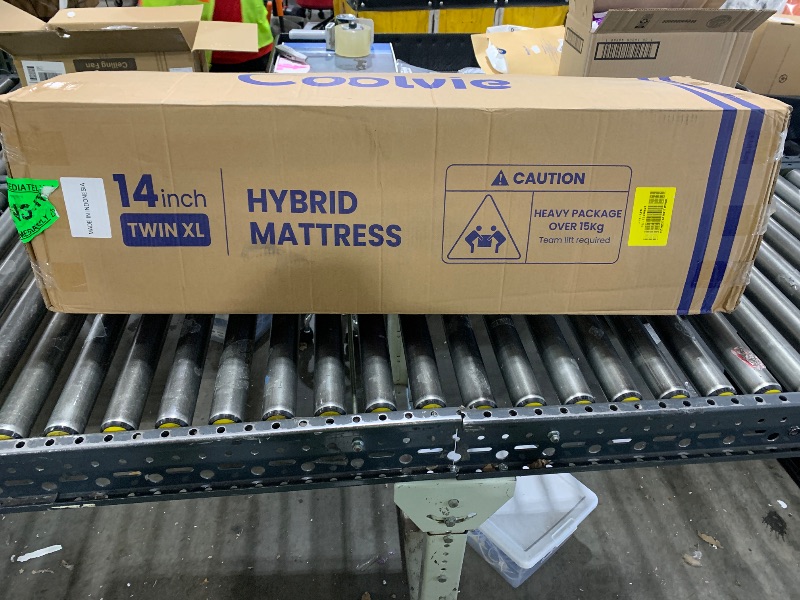 Photo 1 of Coolvie Full Size Mattress 12 Inch, Firm Mattress Hybrid in a Box with CertiPUR-US Certified Foam, Individual Pocket Spring for Motion Isolation & Pressure Relief- Comfort Night Sleep-100-Night Trial