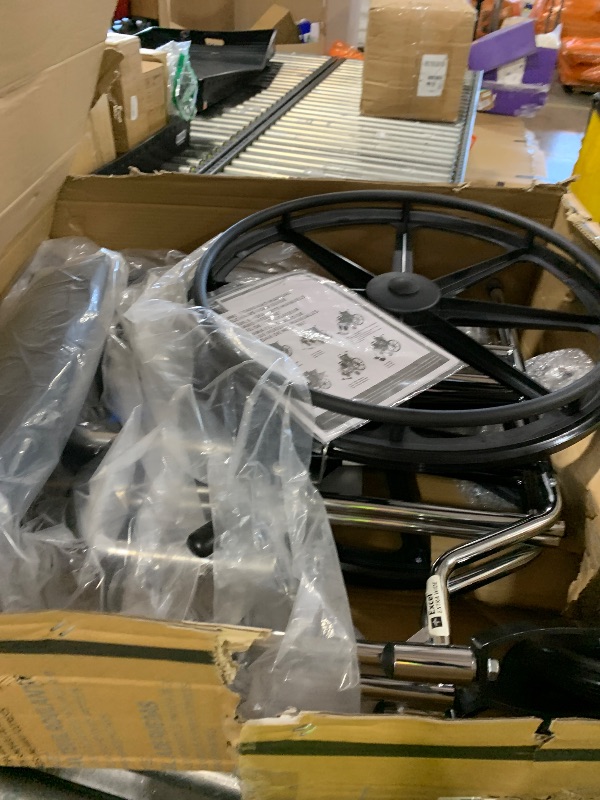 Photo 1 of Medline Excel Extra-Wide Wheelchairs Case Of 1 EA
