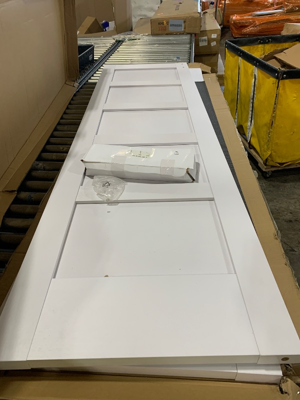 Photo 1 of White assemble double door panel