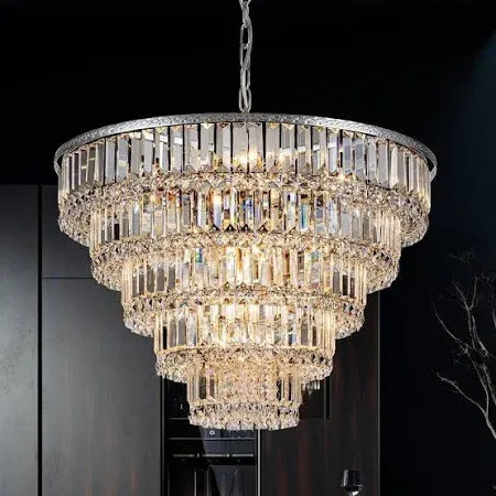 Photo 1 of Modern crystal chandelier