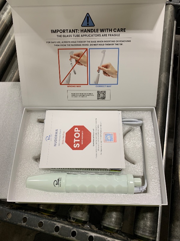 Photo 1 of NuDerma Professional Skin Therapy Wand - Portable Skin Therapy Machine with 6 Neon & Argon Wands – Boost Your Skin – Clear Firm & Tighten