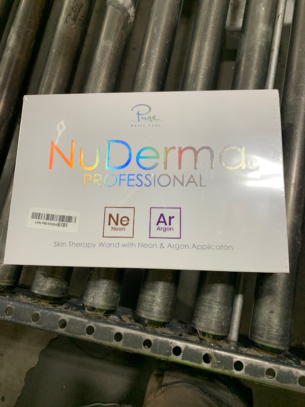 Photo 1 of NuDerma Professional Skin Therapy Wand - Portable Skin Therapy Machine with 6 Neon & Argon Wands – Boost Your Skin – Clear Firm & Tighten