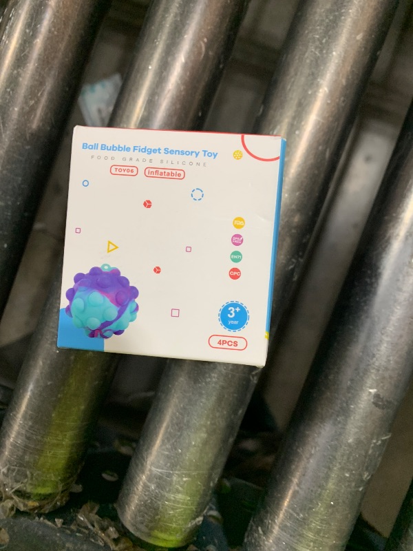 Photo 1 of Pop Fidget Toys Bulk Its Ball Toy 4 PCS 3D Stress Balls It Pop Fidgets Pack Christmas Stocking Stuffers for Kids Party Favors Autism Sensory Toys Squeeze Toys for Kids Boys Toddler Adult Stress Relief