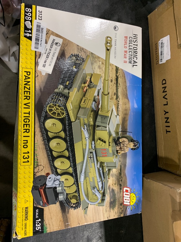 Photo 1 of COBI The Tank Museum Historical Collection WWII Panzer VI Tiger I no. 131 Tank Model