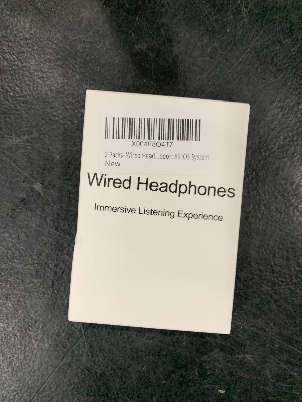Photo 1 of 2 Packs- Wired Headphones for iPhone Earbuds Built-in Microphone & Volume Control Nosie Reduction Headsets Compatible with iPhone 14/13/12/11/XR/XS/X/8/7/SE/Pro/Pro Max/Support All iOS System