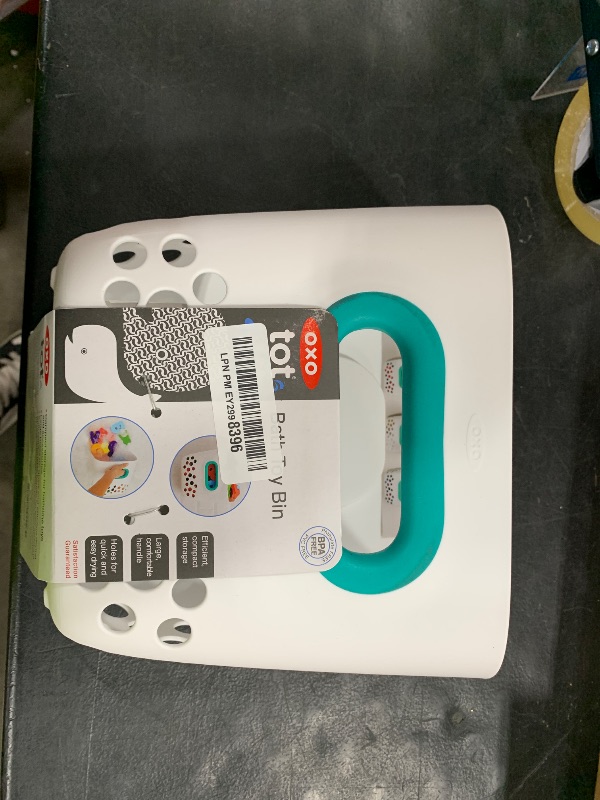 Photo 1 of OXO Tot Bath Toy Bin, Teal