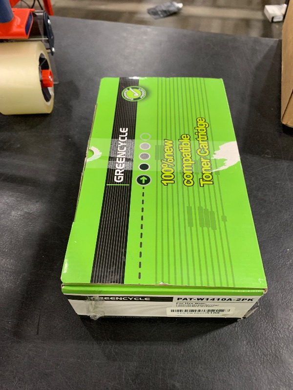 Photo 1 of greencycle W1410A Compatible Replacement for Hp 141A Black Toner Cartridge Laserjet Pro M110w MFP M140w M139w Cannot be Used for M110WE, M139WE, M140WE and H P+ Printer(4Pk,with chip)
