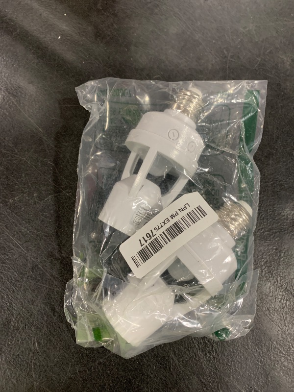 Photo 1 of Yexiya 2 Pcs Light Socket Light Bulb Base E26/ E27 Lamp Base Desktop 9.84 ft Screw Socket with On/Off Switch