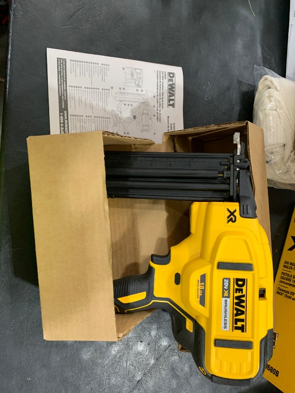 Photo 1 of DEWALT DCN680B 20V MAX* XR® 18 GA Cordless Brad Nailer (Tool Only)
