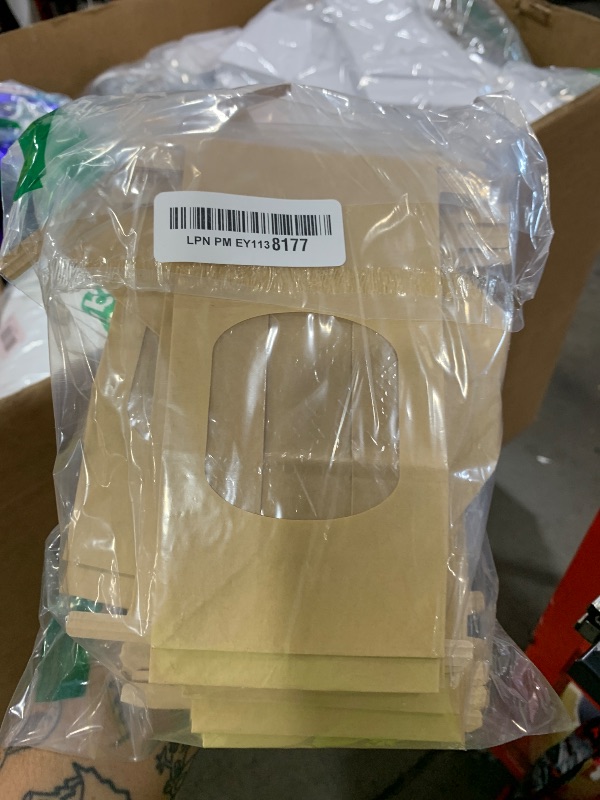 Photo 1 of BagDream Small Bakery Bags with Window 100Pcs 3.54x2.36x6.7 Inches Tin Tie Tab Lock Kraft Brown Window Paper Bags for Coffee Bean, Cookies, Treat, Snack